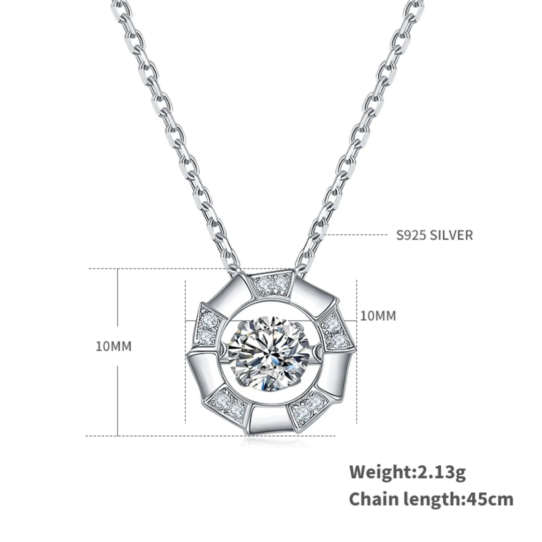 Windmill Moissanite Necklace