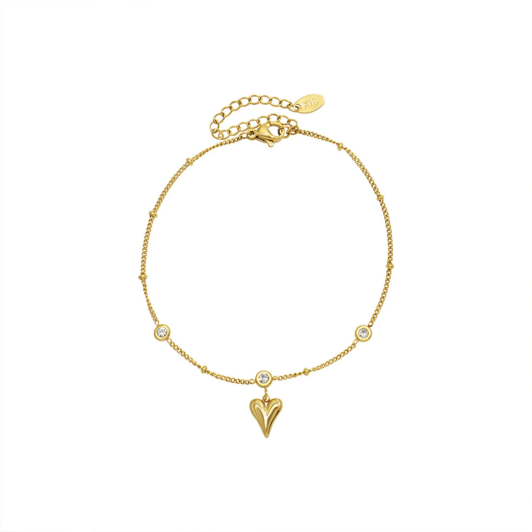 Heart’s Embrace Anklet