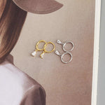 Load image into Gallery viewer, Teardrop Charm Hoops
