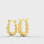 Load and play video in Gallery viewer, Bold Twist Earrings
