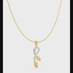 Load and play video in Gallery viewer, Infinity Leaf Necklace
