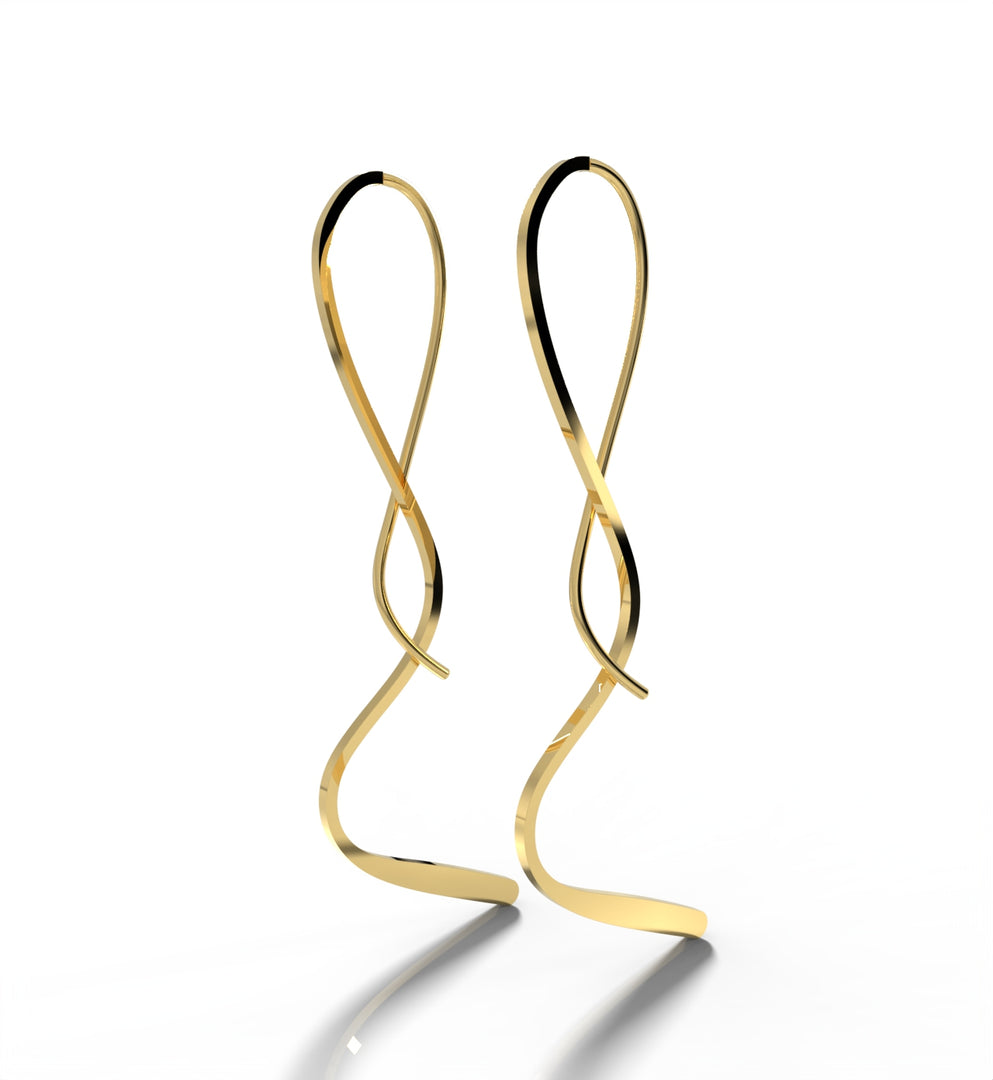 Twist Drop Earrings