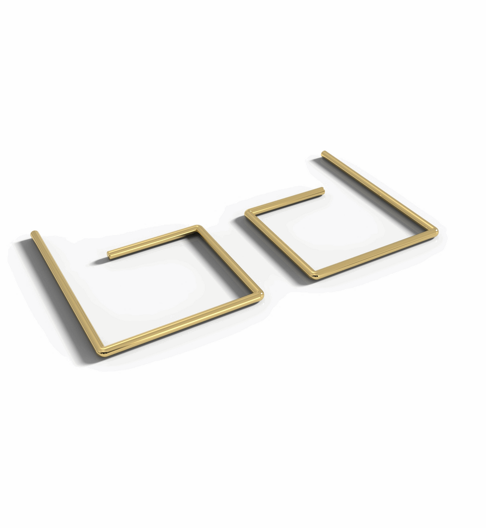 Modern Square Earrings