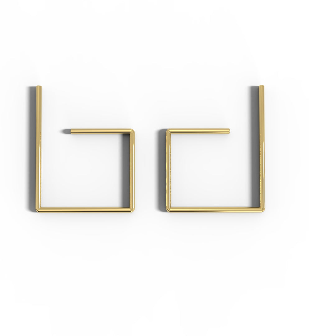 Modern Square Earrings